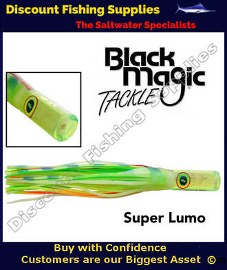 Black Magic Jack Slammer XT Lure Super Lumo - Rigged