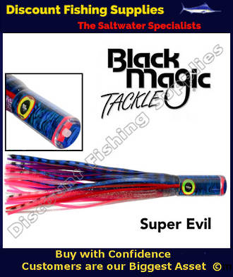 Black Magic Jack Slammer XT Lure Super Evil - Rigged