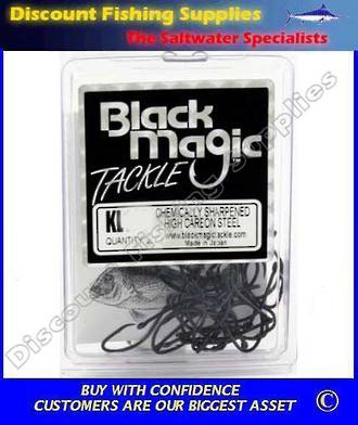 Black Magic KL Recurve Hooks - Bulk Pack