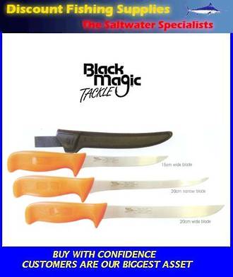 Black Magic Fillet Knife Wide 20cm