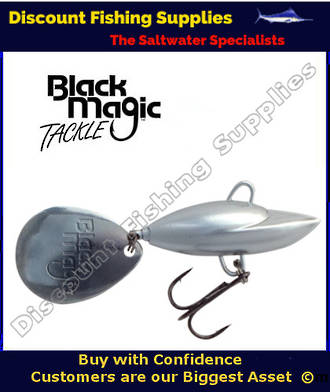 Black Magic Spinsect Silver Bait Lure 28gr