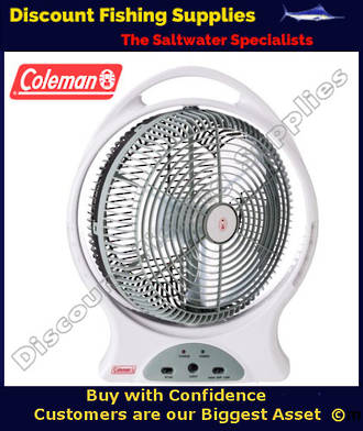 Coleman Rechargeable 12" Fan with LED Light