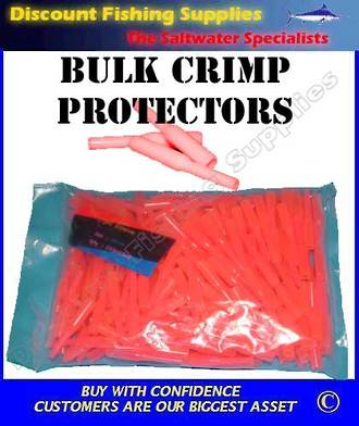 Crimp Protectors  Pink (LUMO) - BULK PACK 250