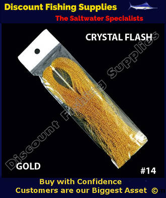 DFS Crystal Flasher Hair - Gold