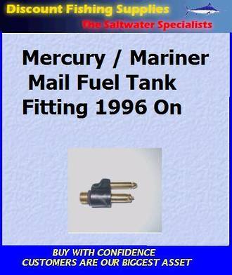 Mercury/Mariner 1996 On - Fuel Tank Fitting - Male (FU05837)