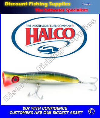 Halco Roosta Popper HAYMAKER 195mm Yellowfin