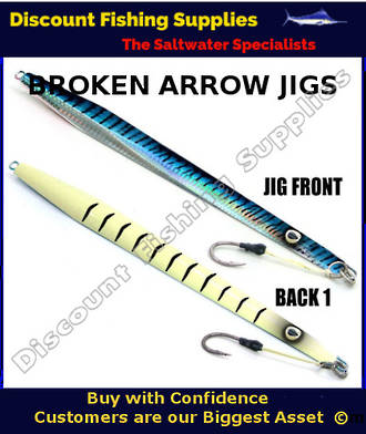 Kilwell Broken Arrow Jig 300gr - Blue Mackerel