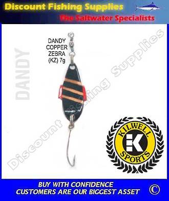 Kilwell Spinner - Dandy Copper Zebra 7g