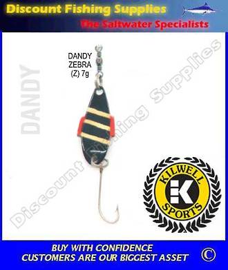 Kilwell Spinner - Dandy Zebra 7g (Bulk Pack 10)