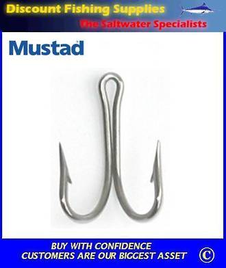 Mustad 7982 Double Hook Stainless Steel  7/0