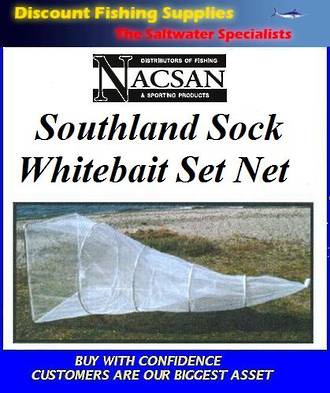 Nacsan Southland Sock 5 Ring Whitebait Setnet