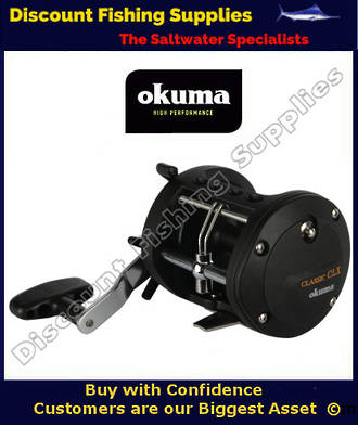 Okuma Classic CLX450La  Boat Reel (Pre Spooled)