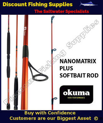 Okuma NanoMatrix PLUS Dropshot Softbait Spin Rod 7' 2pc 8-12kg