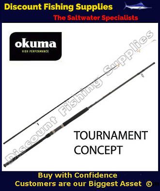 Okuma Tournament Concept Rock Rod 10' 2pc 8-15kg
