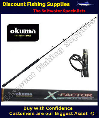 Okuma X-Factor II 24kg 5'8" Game Rod with roller Tip