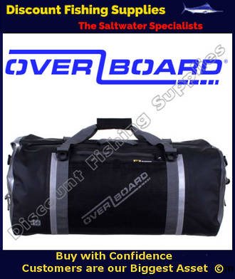 Overboard Pro-Sports Duffel Bag 90L Black - Waterproof