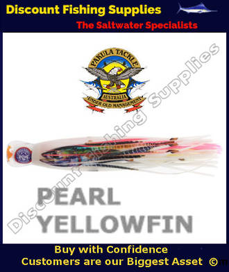Pakula Shaker Jet Game Lure Pearl Yellowfin