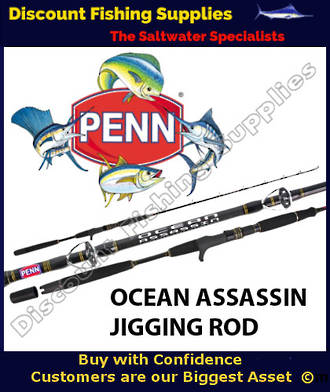 Penn Ocean Assassin Overhead Jig Rod 5'1" - 24-37kg