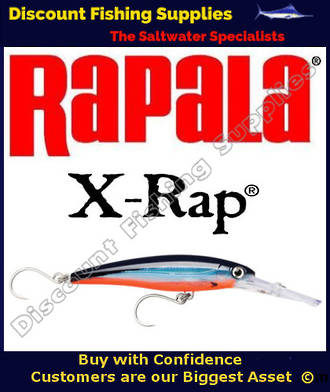 Rapala X-Rap Magnum 30 16cm - SINGLE HOOK Blue Fusilier UV