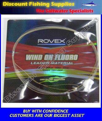 Rovex Wind-On Leader Fluorocarbon - 30lb