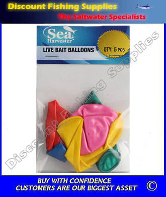 Sea Harvester Livebait Balloons (5 Pack)