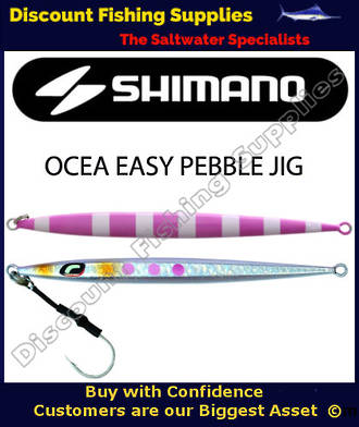 Shimano Ocea Easy Pebble Jig - 350gram - Pink Lumo