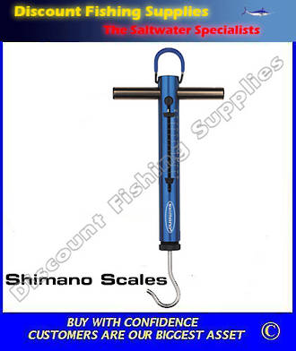 Shimano T-Bar Fish and Drag Scales - 22kg