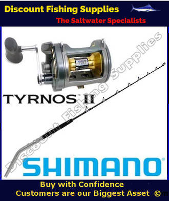 Shimano Tyrnos TYR 50 LRS 2speed / Status Bent Butt 24-37kg Combo