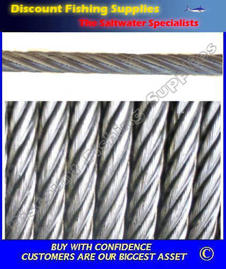 1.5mm 7x7 316 Stainless Steel Wire per Meter