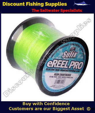 Sufix eReel Pro Electric Reel Braided Fishing Line 100lb X 1000yds