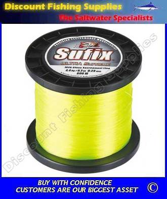 Sufix Ultra Supreme 37kg X 3300m IGFA - BULK SPOOL HiVis Yellow