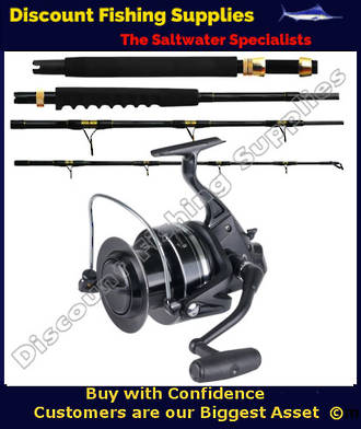 Tica Travel 4pc 24kg Done Fishing Combo
