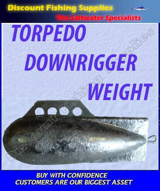 Torpedo Downrigger Weight 6lb