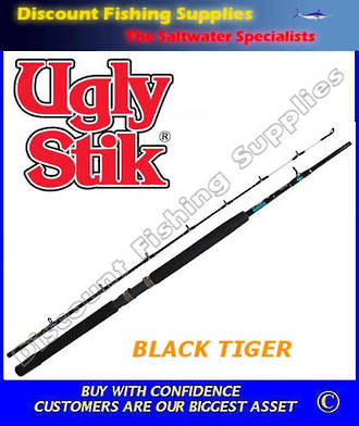 Shakespeare UGLY STIK - BLACK TIGER Boat Rod 7'0" 5-25Kg 2PC