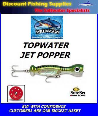 Williamson Jet Popper - 5" Green Mackerel