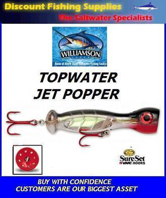 Williamson Jet Popper - 7" Natural Silver