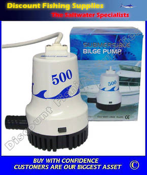 Absolute Marine Bilge Pump - 500 gph