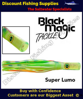 Black Magic Jack Slammer XT Lure Super Lumo - Rigged