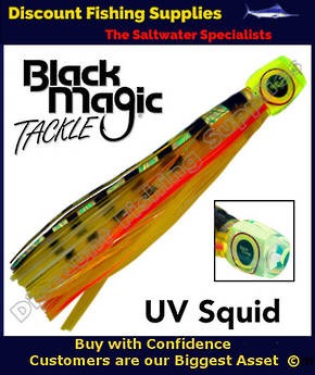 Black Magic Maggot XT Tuna Lure - UV Squid