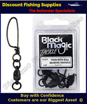Black Magic TWIN SPIN Coastlock Swivels