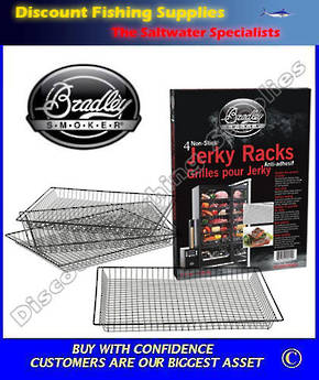 Bradley Smoker Teflon Jerky Racks Set of 4