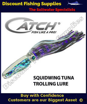 Catch Squidwings Tuna Trolling Lure - Purple Pursuer
