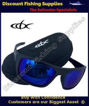 CDX Polarised Sunglasses - Wrapper Blue Revo