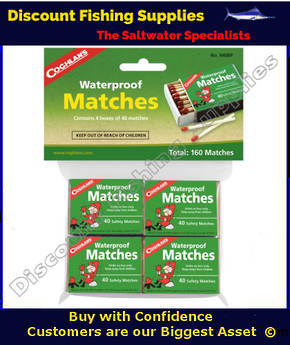Coghlans Waterproof Matches - 4 Packets