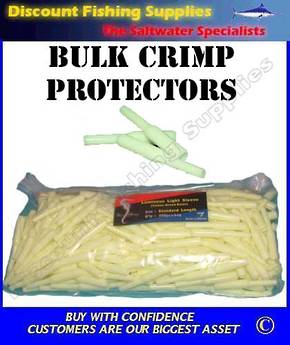 Luminous Crimp Protectors Green - BULK PACK 250