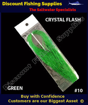 DFS Crystal Flasher Hair - Green