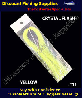 DFS Crystal Flasher Hair - Yellow