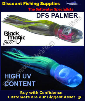 Black Magic - DFS Palmer - Marlin / Tuna Lure (EXCLUSIVE) - High UV Content