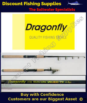 Dragonfly Telescopic Spinning Rod 6' 10"