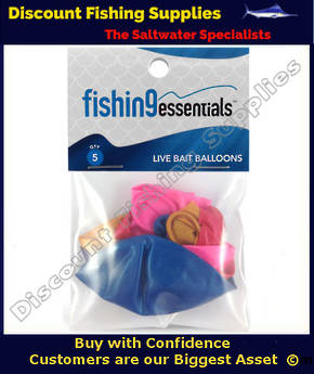 Fishing Essentials LiveBait Balloons (5 Pack)